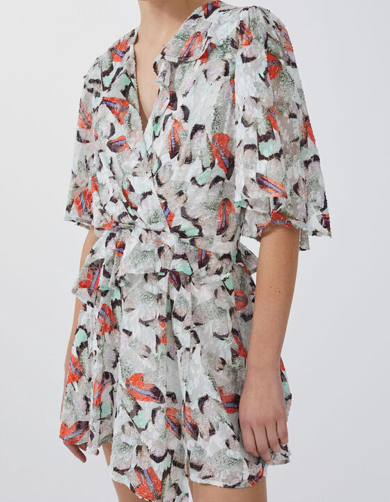 CARLINA RUFFLED DRESS